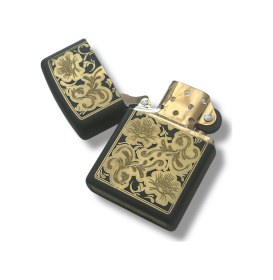 Resim Zippo Zseries 7.1 Zp13 Altın Çiçek Çakmak 7-1 