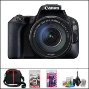 Resim Canon Eos 200 D + 18-135 mm Stm Kit Lens Fotoğraf Makinesi (Çanta + 32 GB Sd Kart + Temizlik Kiti Hediyeli) 