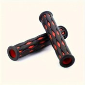 Resim Hightower Kırmızı Kaymaz Motor Tutacak Kılıf - Dayanıklı Silikon Kavrama Kolu Sleeve 