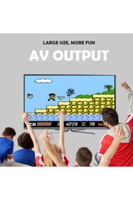 Resim HEJARON Lobo Super 8 Bit Tv Game Yeni Version Marıo Oyunlu Retro Televizyon Atarisi Oyun 