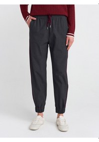 Resim Dilvin 71608 Manşetli Jogger Pantolon Antrasit 