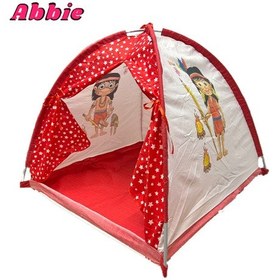 Resim Abbie Eko Kızılderili Oyun Çadırı Bzi Kırmızı 