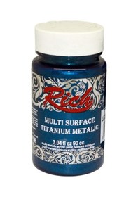 Resim Rich Multi Surface Titanium Metalik Boya 90 Cc. 2568 Lacivert 