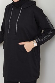 Resim CNG MODA Oversize Model Tesettür Eşofman Takımı 