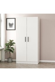 Resim Tdesigno Tdesıgno Hira Giyinme Dolabı - Çok Amaçlı Dolap - Gardırop 80 Cm Beyaz 