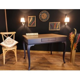 Resim Wooding 120 cm Tek Çekmeceli Masif Çalışma Masası 