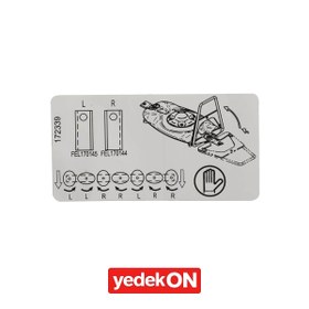 Resim AGCO Dekoratif Etiket - Fendt | FEL172339 
