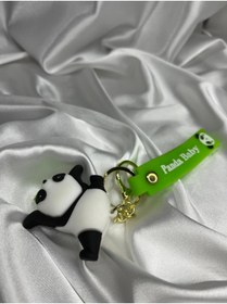 Resim CEBECİOTO YATAN PANDA SİLİKON ANAHTARLIK MOTOR,ARABA ,ÇANTA AKSESUARI 