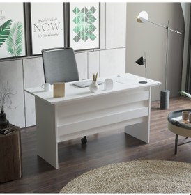 Resim Robinhome Robin Home Verona A Ofis Çalışma Masası Beyaz 