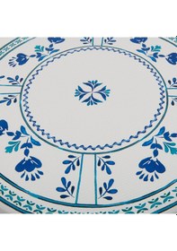 Resim Zuccii Home Santorini Yuvarlak Tepsi - Renkli - 35,5 Cm Çok Renkli 