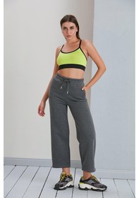 Resim Bol Kesim Üç İplik Eşofman Altı Antrasit-antrasit Antrasit 