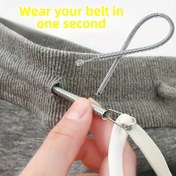 Resim 1/2" Elastik Kumaş Kayış, Hafif Gri, Bel Bandı, Pantolon, Kapüşonlu Pantolon, Fermuar İçi - El Sanatları ve Uyumculuk İçin Dayanıklı, Esnek Kumaş, Dikiş Malzemeleri | Ayarlanabilir Kayış | Dayanıklı Kumaş 
