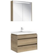 Resim Idea 2.0 (Durabad) 80Cm Set Banyo Dolabı Pasıfık A Çok Renkli 