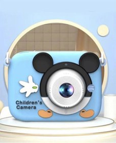 Resim shopwave Mini 1080p Hd Çocuk Kamera Dijital Fotoğraf Makinesi 2.0 Inç Ekran 5 Adet Oyun Mavi 