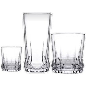 Resim Paşabahçe 950082 6lı 18 Parça Gaia Su Bardak Takımı Şeffaf 