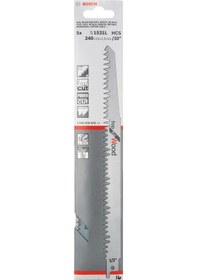 Resim Bosch S 1531 L Top For Wood 5'li Tilki Kuyruğu Bıçağı - 2608650676 