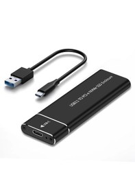 Resim Cr18 10 Gbps Harddisk Kutusu Nvme M.2 Ssd Pcı-e Otg Çevirici Adaptör Usb 3.1 Type-c Gen2 