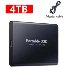 Resim Harici Sabit Sürücü 1 Tb Taşınabilir Ssd 2 Tb Harici Katı Hal Sürücüsü Usb Black 4tb Diğer 