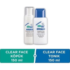 Resim Sebamed Clear Face Köpük + Sivilce ve Siyah Nokta Problemli Cilt Tonik Seti 