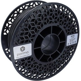 Resim Porima Petg 1.75mm Siyah Ral9005 Filament 1 Kg 