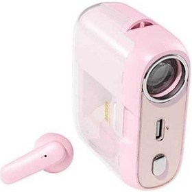 Resim Treasures Wekome S28 Kablosuz Tws Kulaklık - Pembe, 5.3 Bluetooth, Hafif Projektör Kulaklık, Gençler İçin Şık Tasarım 