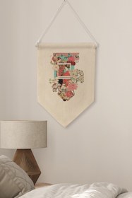 Resim Mutfak Duvar Dekoru, Pinterest Oda Dekoru, Sanat Serisi, Kanvas Flama Askılı Duvar Örtüsü NO:439 - Renkli - 7 / 21 x 30 