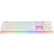 Resim Havit Gamenote KB876L Gaming Rgb Işıklı Beyaz Oyuncu Klavyesi 