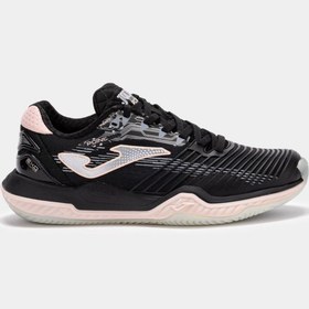 Resim Joma Point Kadın Siyah Toprak & Sert Kort Tenis Ayakkabısı TPOILS2501AC 