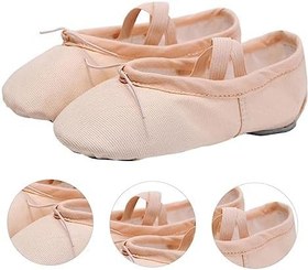 Resim VALICLUD 2çiftler Yumuşak Tabanlı Kızlar Için Bale Ayakkabısı Yoga Ve Pratiği Için Esnek Lastik Dayanıklı Ve Konforlu Tasarım 