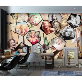 Resim Marilyn Monroe Resimli Duvar Kağıdı 