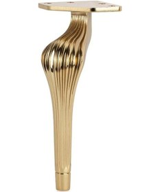 Resim Ottoman Lüx Metal Ayak 16 Cm Altın Mobilya Koltuk Ayağı 