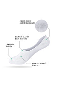 Resim MEM SOCKS 6lı Silikonlu Çocuk Babet Çorap 