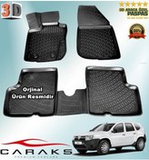 Resim Duster 4X4 3D Paspas Havuzlu 4Wd 2010-2017 Arası Siyah N11.10099 