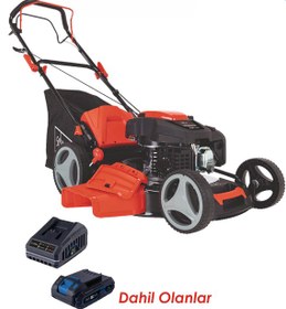 Resim Scheppach MS225-53E Benzinli Çim Biçme Makinesi 
