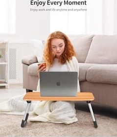 Resim Laptop Sehpası Masası Katlanabilir Yatak Koltuk Üstü Kahvaltı Bilgisayar Sehpası 