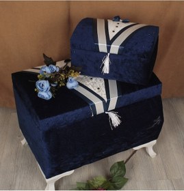 Resim Damat 2li Çeyiz, Bohça Ve Traş Sandık Takımı 607 