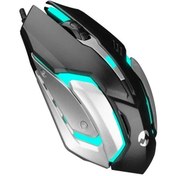 Resim Everest SM-G72 Usb Siyah\u002FGümüş Işıklandırmalı Oyuncu Mouse 