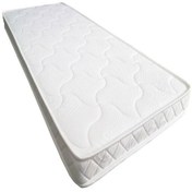 Resim Sitehome Beyaz Tek Kişilik Bondeks Sünger Havlu Kumaş Yaysız Yatak 100x190x15 