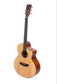 Resim Aren müzik Strauss SAC-JF-N Akustik Gitar Naturel (Kılıf ve Pena Hediyeli) 