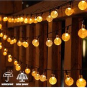 Resim Novahub Çok Renkli Güneş Dize Işıklar Açık Tatil Aydınlatma Led Kristal Küre Işıklar Bahçe Noel Partisi İçin Su Geçirmez Led Işık 56379725 Çok Renkli Çok Renkli 