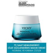 Resim Vichy Mineral 89 Rich Normal Ciltler için Nemlendirici Krem 50ml 
