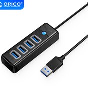 Resim Orico USB3.0 4 Portlu 5Gbps Çoklu USB Bağlantı Noktası Çoklayıcı HUB, 1m, Siyah, PW4U-U3-10-BK 