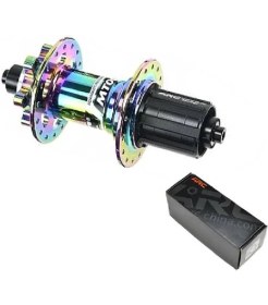 Resim Arc MT-005 Bisiklet Arka Bisiklet Jant Göbeği 32 Delik Rainbow 