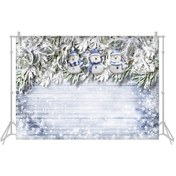 Resim Folinda Noel Temalı 2.1x1.5m Fotoğraf Arka Planı - Polyester Fiber W-1128 Modeli 