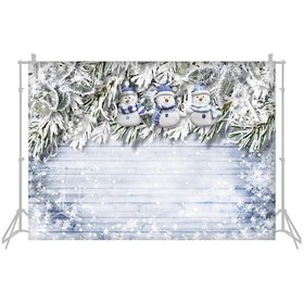 Resim Folinda Noel Temalı 2.1x1.5m Fotoğraf Arka Planı - Polyester Fiber W-1128 Modeli 