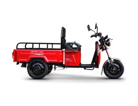 Resim Skyjet Cargo Trio Elektrikli Moped Kırmızı- 