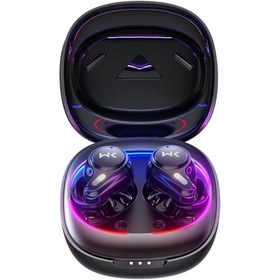 Resim Wekome VB02 New Raıders-Bt 5.0-Gaming Kulaklık-Rgb Işıklandırma-40 Ms Ultra Düşük Gecikme-Enc Aı Mikrofon-Kablosuz Kulaklık Android-Ios Uyumlu 