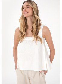 Resim U.S. Polo Assn. Kadın Krem Askılı Blzuz 50299476-VR071 
