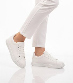 Resim AYAKMOD Beyaz Bağcıklı Hafif Cilt Erkek Spor Ayakkabı Mota 600 M 