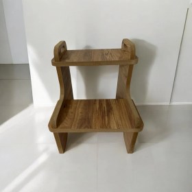 Resim Moxo Creative Ahşap Basamak/tabure 